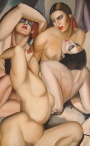 Tamara De Lempicka, Groupe de quatre nus