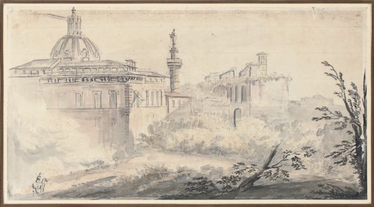 A view of Rome from the Palatine Hill