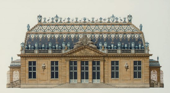 The Garden Facade, the Trianon de Porcelaine at Versailles, France