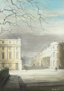 Queen Square and Gay Street, Bath