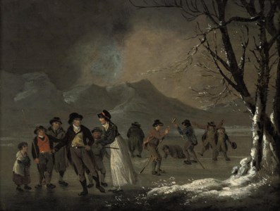 Skaters in the Lake District