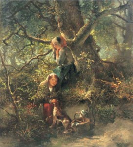 Under the big tree
