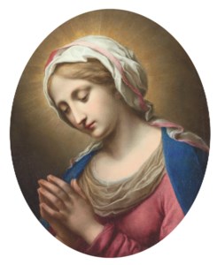 The Madonna in prayer