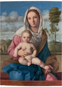 Giovanni Bellini, The Madonna and Child in a landscape