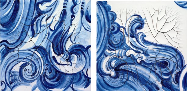 Azulejões-Cacho & Arabesco Dormindo (Tiles-Bunch and Sleeping Arabesque)