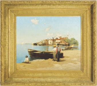 Fishermen in the Lagoon of Venice