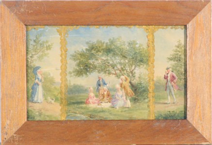 An elegant lunch in the park