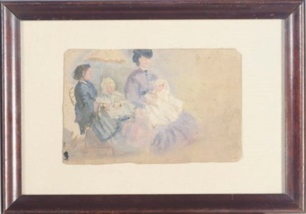 Nannies in the park; and three companion works