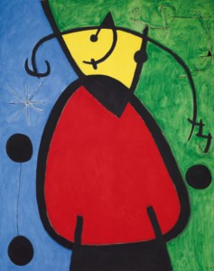 Joan Miró, Femme et oiseaux dans la nuit