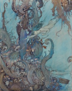 The Little Mermaid (At the mere sight of the bright liquid they drew back in terror)