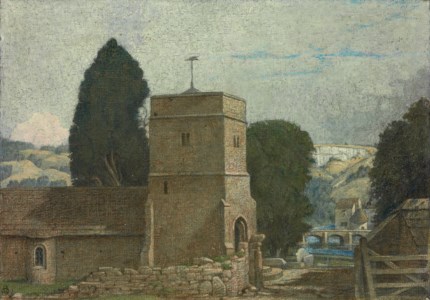 The Church behind