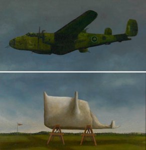 Dobell's Cow and Mitchell Bomber II (Diptych)