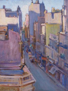 Looking East from the Studio, Little Collins Street, Melbourne