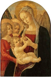 The Madonna and Child with angels
