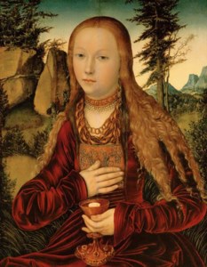 Lucas Cranach the Elder, St. Barbara in a wooded landscape