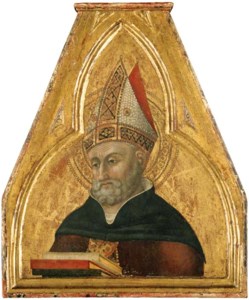 James Siena, Saint Augustine, a pinnacle of the Borgo Sansepolcro Altarpiece