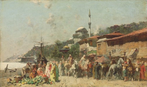A market on the Bosphorus