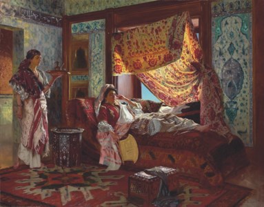 Taking tea in the Harem