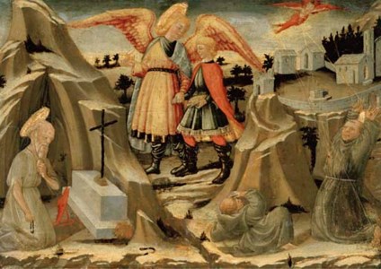Tobias and the Angel, the Penitence of Saint Jerome and the Stigmatization of Saint Francis