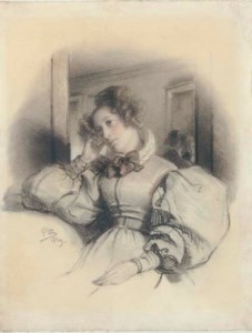 Portrait of a Lady, seated in an elegant dress