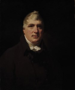 Portrait of John Rennie (1757-1821), half-length, wearing a plum coat
