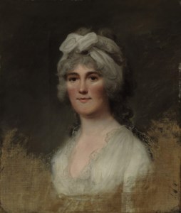 Portrait of Mrs. Coppell, bust-length, with a white bonnet
