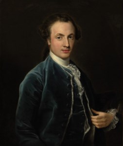 Portrait of Thomas Thornhill Esq., half-length, in a blue velvet coat