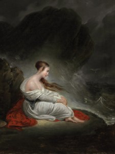 Young woman at the sea