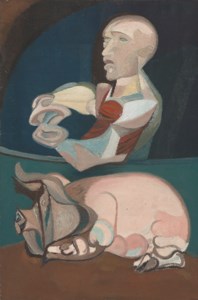 Man and pig