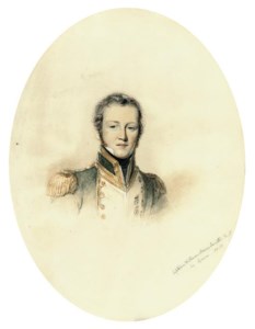 Portrait study of Captain William Henry Smyth, R.N., in dress uniform and wearing his insignia of the Order of St. Ferdinand