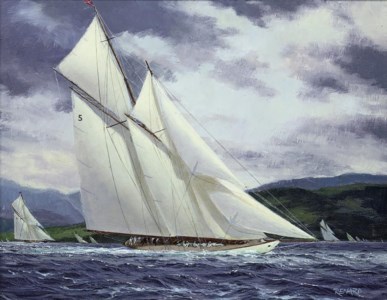Westward racing on the Clyde, 1930