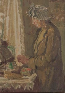 A lady at her Toilette