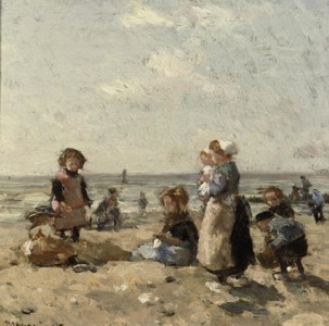 Children on the Beach at Scheveningen