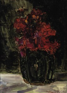 Zinnia's in gemberpot: Zinnias in a Ginger-Jar