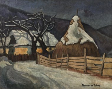 A Haystack in Winter