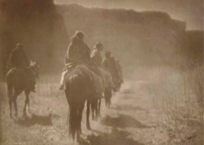 The Vanishing Race, Navaho, 1904