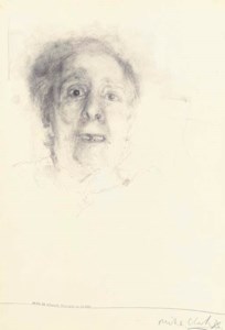 Head of Muriel Belcher ill in Bed
