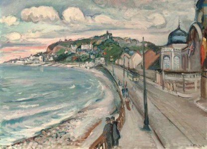 Bord de mer, la promenade à Sainte-Adresse