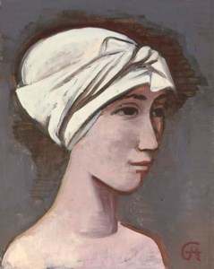 Mädchen mit Kopftuch