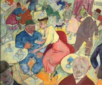 George Grosz, Caféhaus