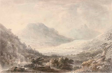 An extensive mountainous landscape