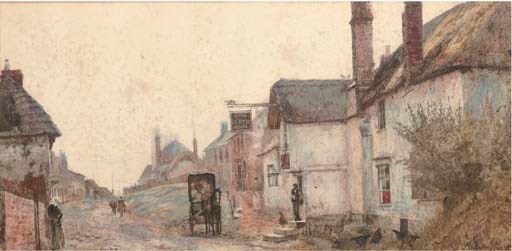 Travellers by the Cannon Inn