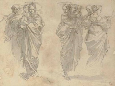 Three studies of the Holy Family