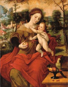 The Virgin and Child, the Rest on the Flight into Egypt beyond