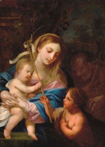 The Holy Family with Saint John the Baptist