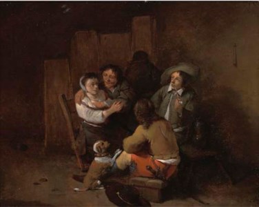 Peasants in an interior