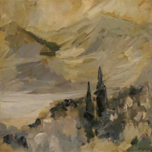 La montagne en face, Castagniers, Alpes-Maritimes