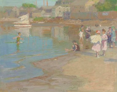 Edward Potthast, Children Playing on the Beach