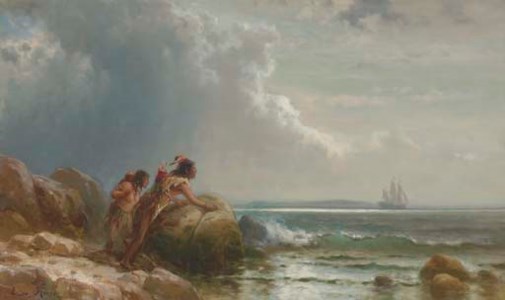 Watching Henry Hudson Enter New York Bay