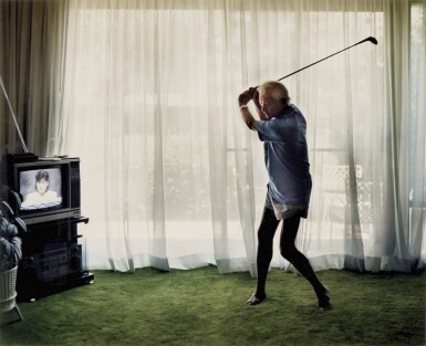 Practicing Golf Swing